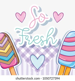 So fresh summer popsicles