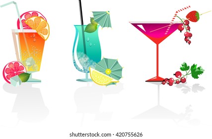Fresh summer smoothies
