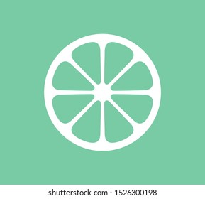 Fresh symbol, Citrus icon, Fruit vector icon. lemon or orange, Vitamin C. Grapefruit