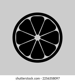 Fresh symbol, Citrus icon, Fruit vector icon. lemon on white background..eps