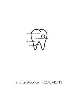 Fresh Teeth Line Icon