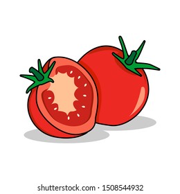 Fresh Tomato - delicious fresh tomato whit white background 