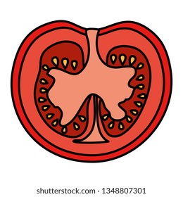 fresh tomato half icon