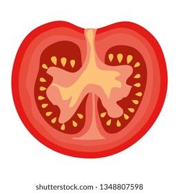 fresh tomato half icon