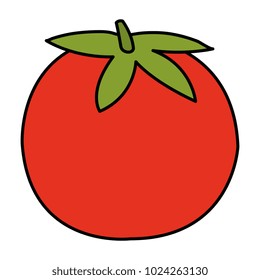 fresh tomato isolated icon