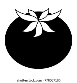 fresh tomato isolated icon