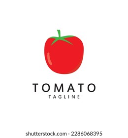 Neue Tomato Logo Design Vektorgrafik. Symbol des Tomato-Logos von Plantation.