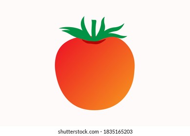 Fresh tomato vector design illustration