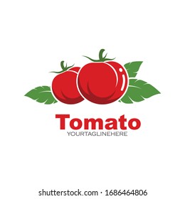 fresh tomato vector illustration design template