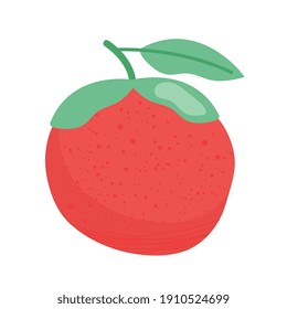 fresh tomato vegetable nutritive icon vector illustration design