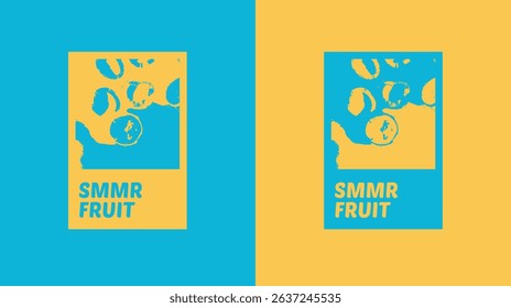 Fresh tropical coconut with bold 'SMMR FRUIT' text on clean white background. Perfect for summer branding, healthy food packaging, or refreshing drink ads. Minimalist style with natural texture.