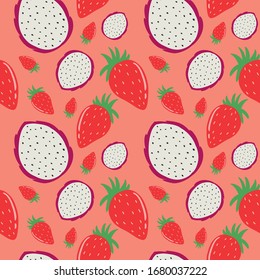 vectores frescos de frutas tropicales
