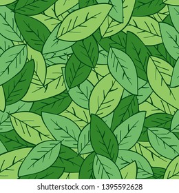 Fresh tropical pattern, palm leaves seamless vector floral background. Exotic plant. Summer nature hand draw jungle print.