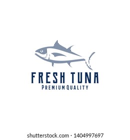 Fresh Tuna Logo Design Template
