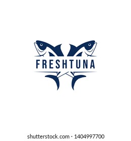 Fresh Tuna Logo Design Template