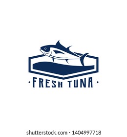 Fresh Tuna Logo Design Template