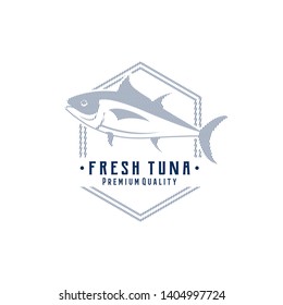 Fresh Tuna Logo Design Template