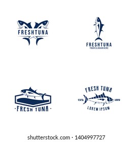Fresh Tuna Logo Design Template