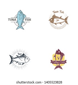 Fresh Tuna Logo Design Template