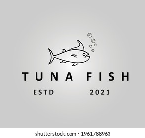 Fresh Tuna Logo Design Template