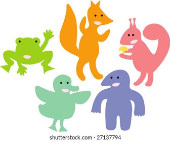 fresh vector set of animals 02