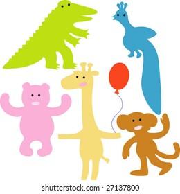 fresh vector set of animals 04