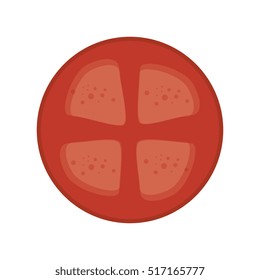fresh vegetable with cute line isolated icon