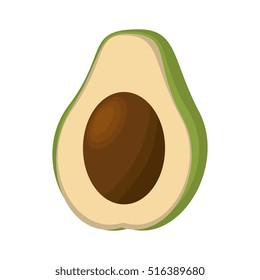 fresh vegetable isolated icon