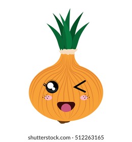 fresh vegetable kawaii style