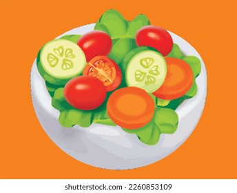 vitaminas vegetales frescas Vector Stock Ilustración