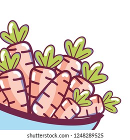 fresh vegetables cartoon
