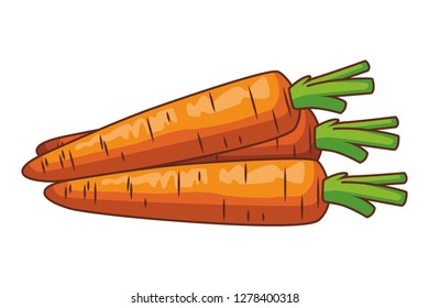 fresh vegetables cartoon
