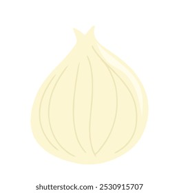 Fresh vegetables cartoon design element stock. cauliflower, chayote, potato, tomato, pumpkin element design