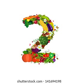 Fresh vegetables and fruits number 2