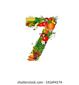 Fresh vegetables and fruits number 7