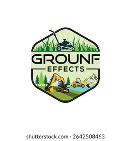 Fresh and vibrant Landscapes and Lawns logo design, ideal for lawn care, gardening, and landscaping companies. Features green grass, leaf icons, and natural elements to convey beauty, growth, and eco-