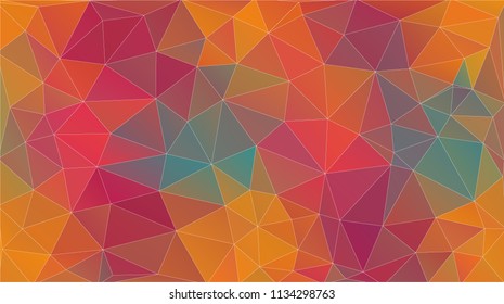 Fresh vintage color triangle background