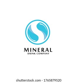 fresh water clean mineral logo design inspiration