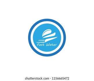 Fresh water logo design template