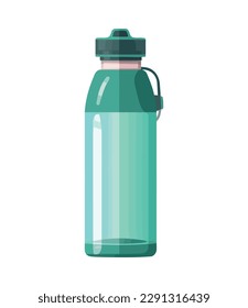 Fresh water in plastic bottle icon isolated