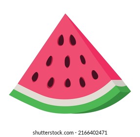 diseño fresco de sandía sobre blanco