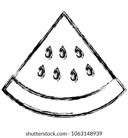 fresh watermelon fruit icon