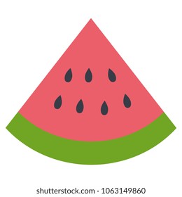 fresh watermelon fruit icon