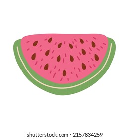 fresh watermelon fruit portion icon