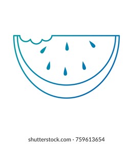 fresh watermelon isolated icon