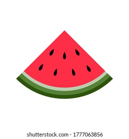 Fresh Watermelon Vector Isolated for any purposes
