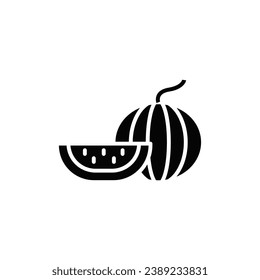 fresh watermelon vector type icon