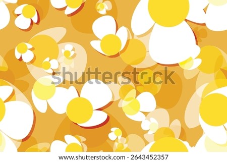 Fresh, white daisies on pastel Yellow background. Wild flowers. Meadow concept. Springtime. Bright colors. Mockup for special offers as advertising or other ideas. Flat lay.