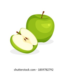 Cartoon Green Apple Hd Stock Images Shutterstock