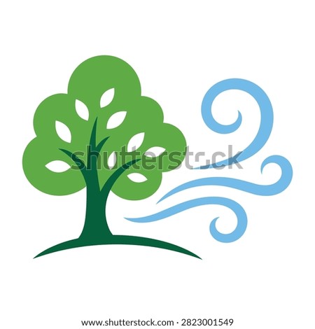 Fresh Wind Blowing Through Green Tree


